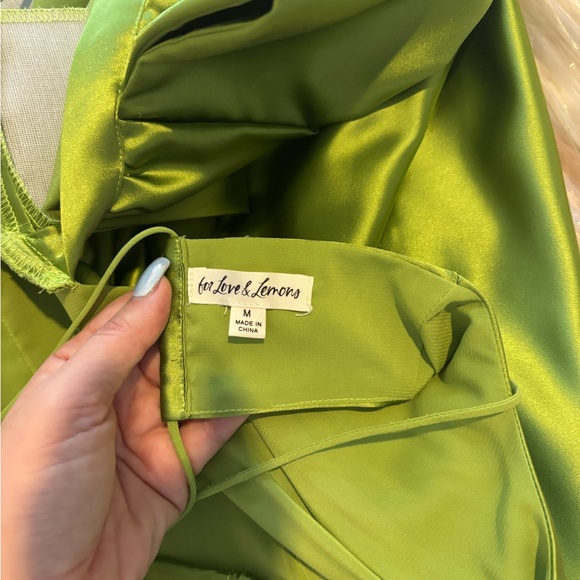 For Love And Lemons Virginia Green Maxi Dress - Picture 5 of 7